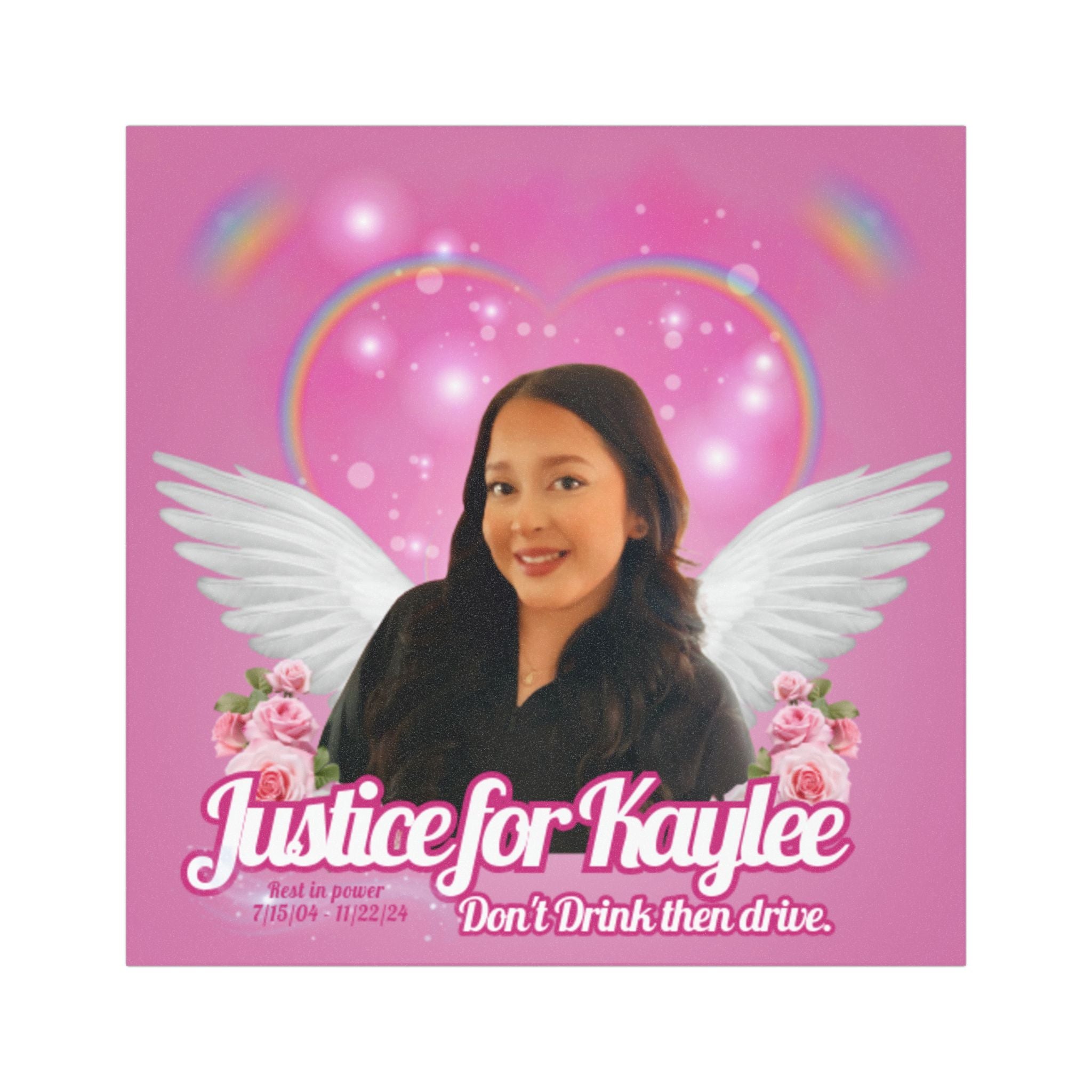 Justice for Kaylee Car Magnet | Memorial Support | Anti-Drink and Drive Awareness | Car Decor | Remembrance Magnet | Custom Gift