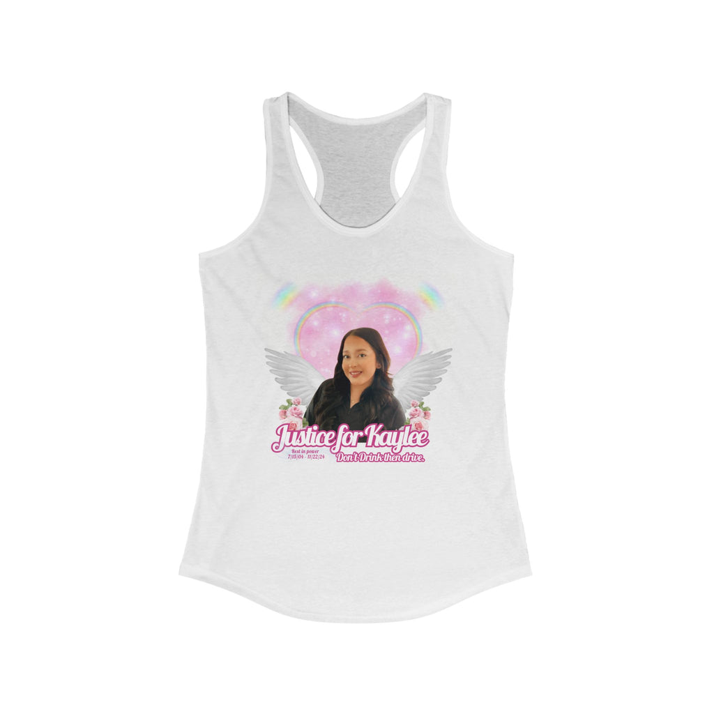 Justice for Kaylee Racerback Tank, Memorial Tank Top, Awareness Apparel, Gift for Remembrance, Summer Casual Top