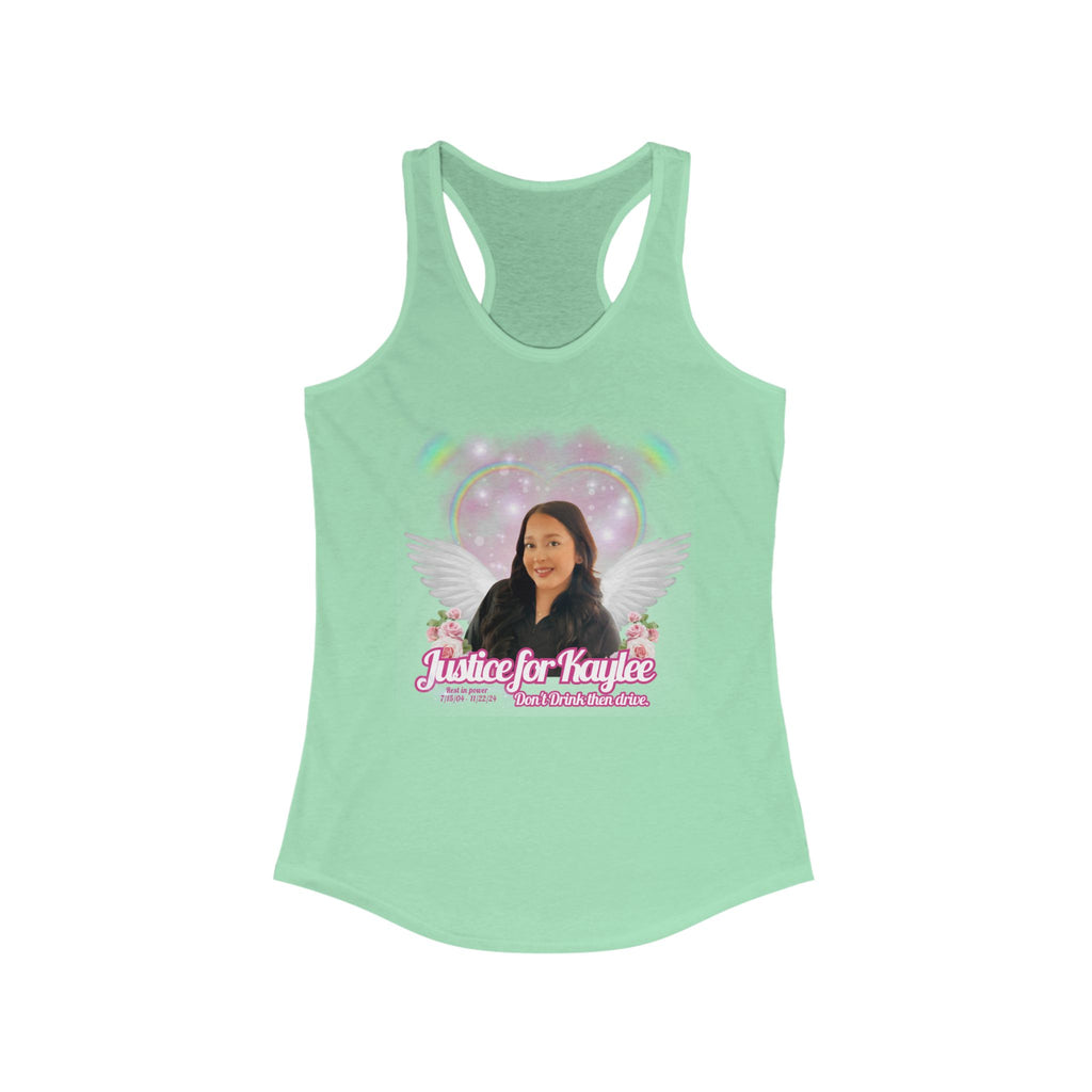 Justice for Kaylee Racerback Tank, Memorial Tank Top, Awareness Apparel, Gift for Remembrance, Summer Casual Top
